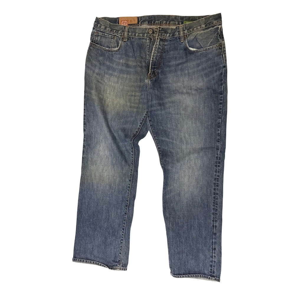 Gap‎ 1969 Standard Fit Mens Blue Jeans 40x32 Medium Wash Straight Leg 100 Cotton